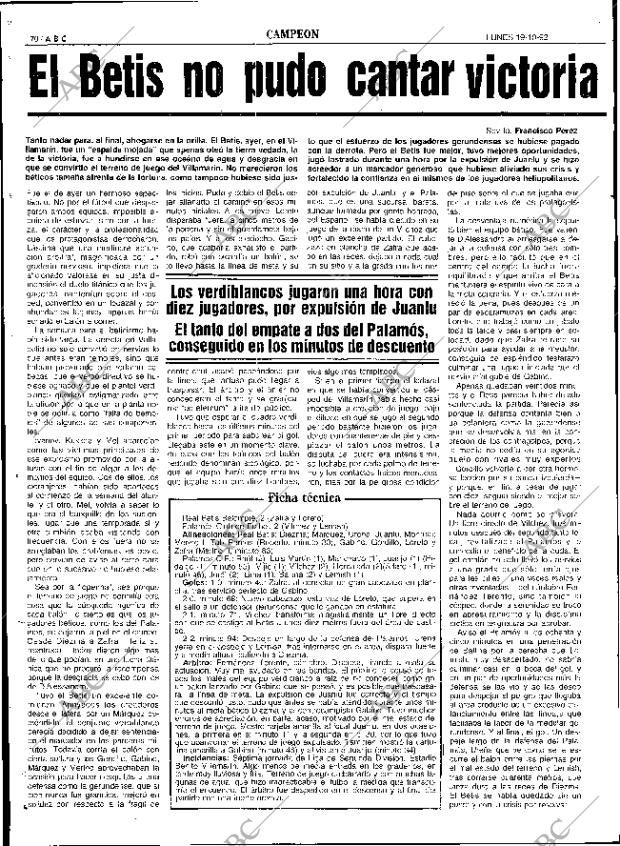 ABC SEVILLA 19-10-1992 página 70