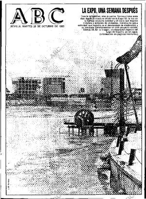 ABC SEVILLA 20-10-1992 página 1