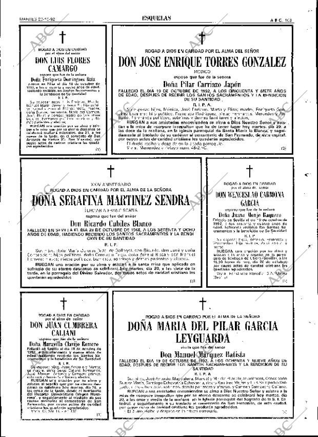 ABC SEVILLA 20-10-1992 página 103