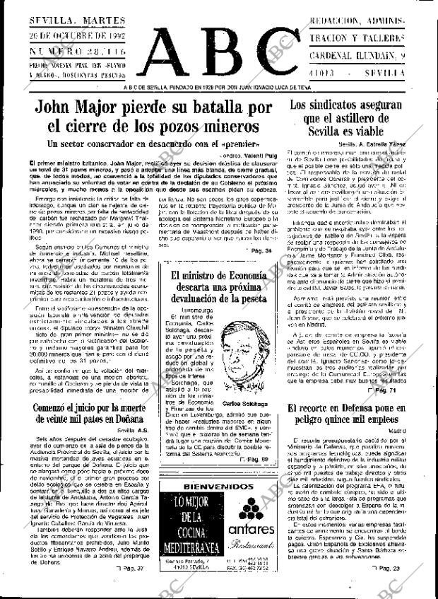 ABC SEVILLA 20-10-1992 página 13