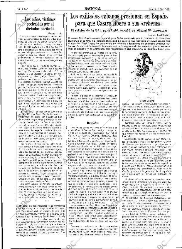 ABC SEVILLA 20-10-1992 página 24