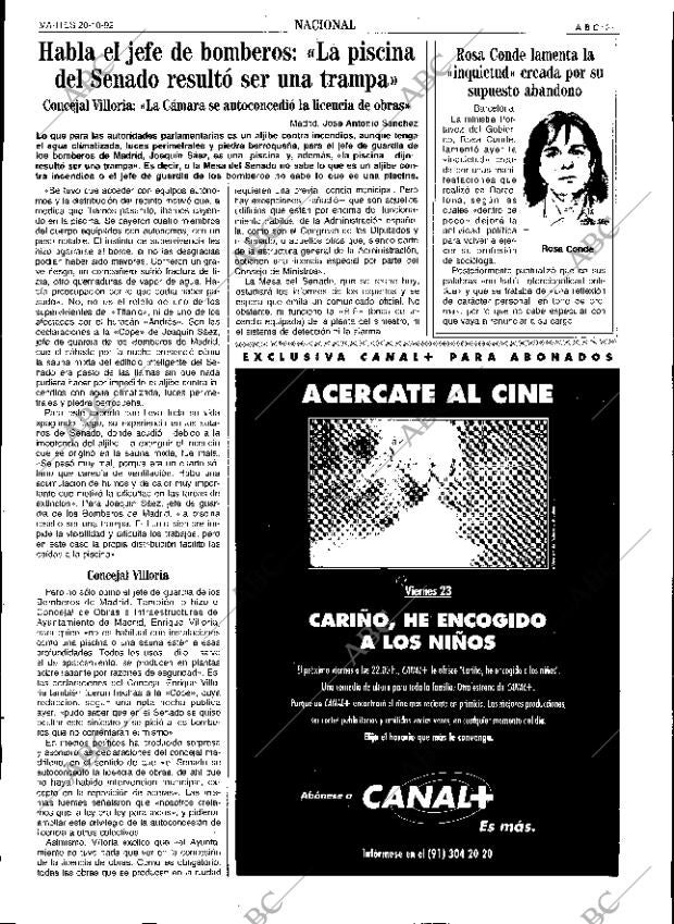 ABC SEVILLA 20-10-1992 página 27