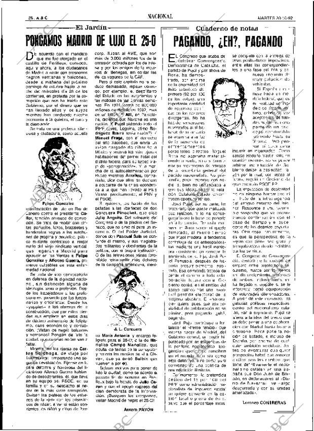 ABC SEVILLA 20-10-1992 página 28