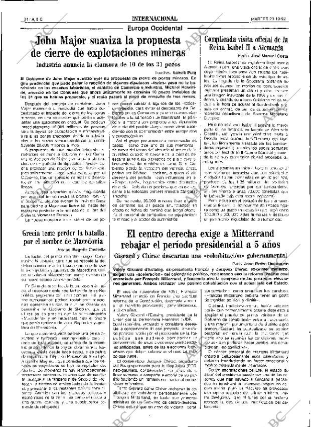 ABC SEVILLA 20-10-1992 página 34