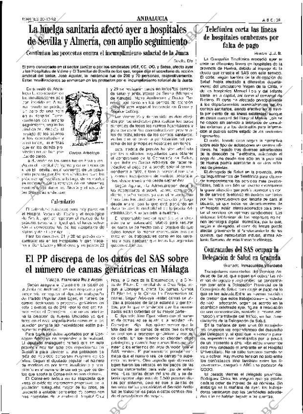 ABC SEVILLA 20-10-1992 página 39