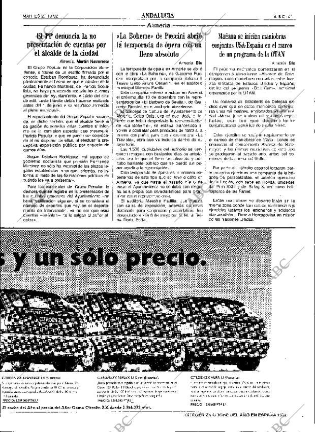 ABC SEVILLA 20-10-1992 página 41