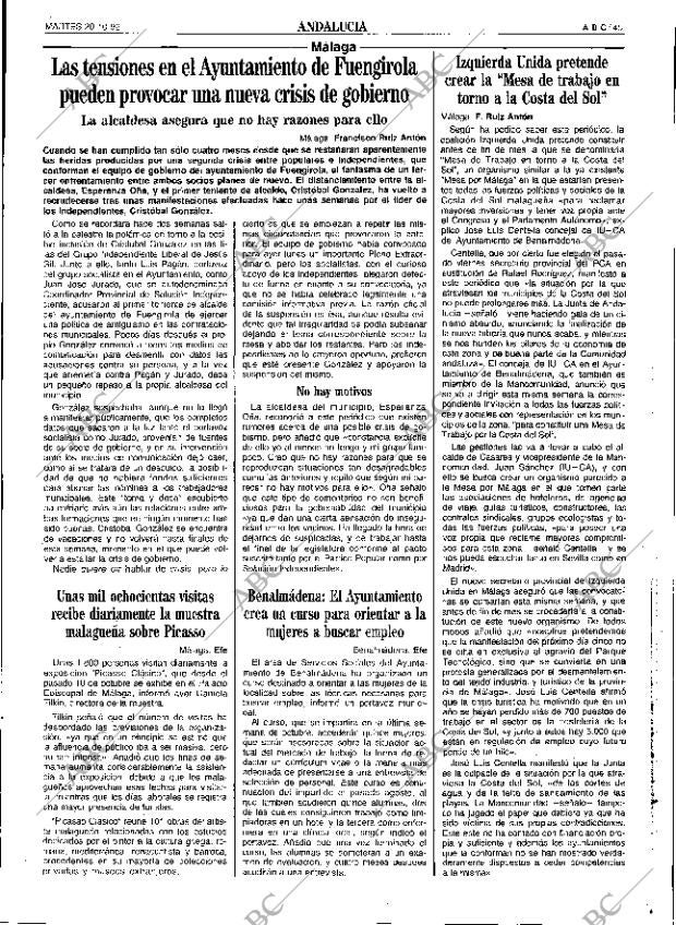 ABC SEVILLA 20-10-1992 página 45