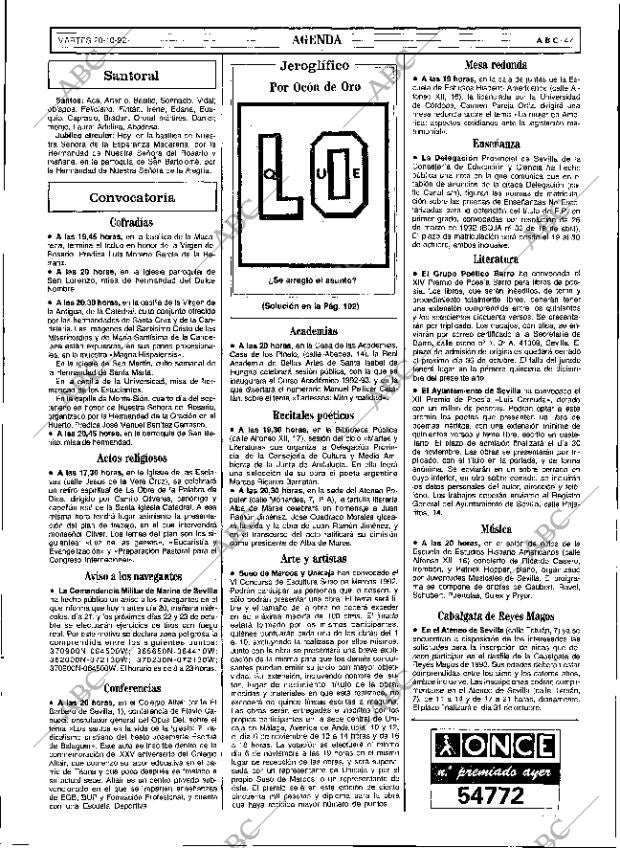 ABC SEVILLA 20-10-1992 página 47