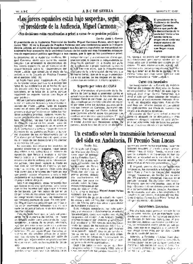 ABC SEVILLA 20-10-1992 página 50