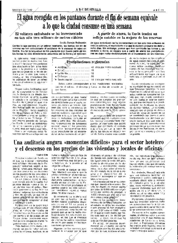 ABC SEVILLA 20-10-1992 página 51