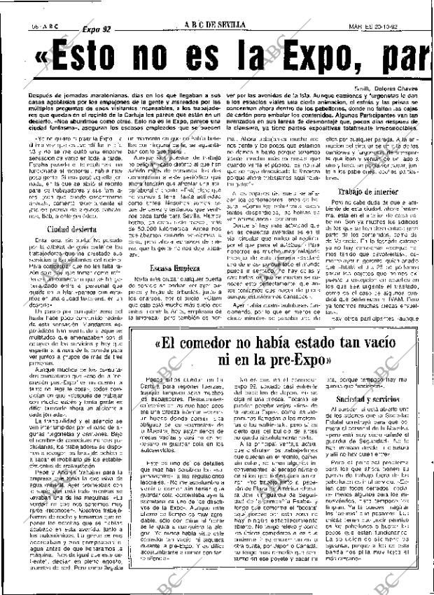 ABC SEVILLA 20-10-1992 página 56