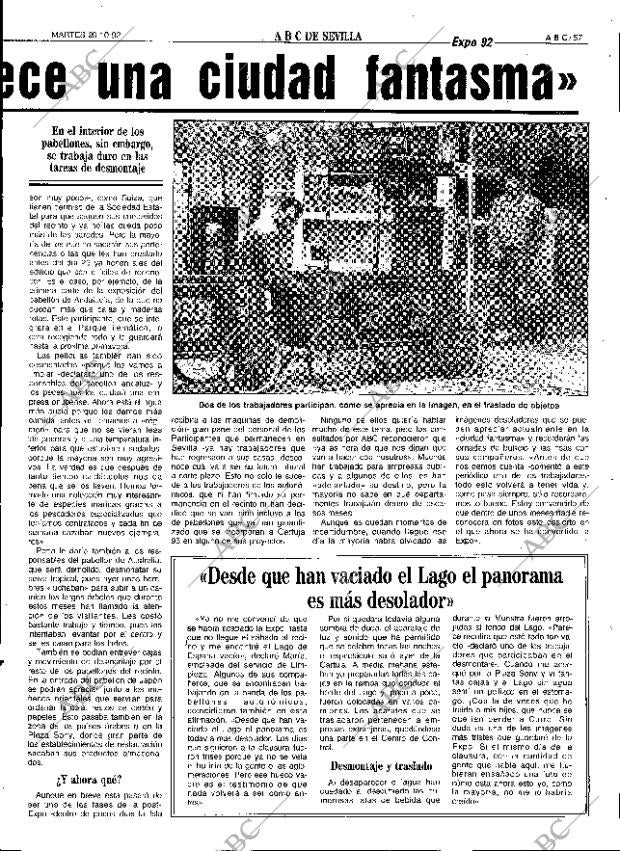 ABC SEVILLA 20-10-1992 página 57