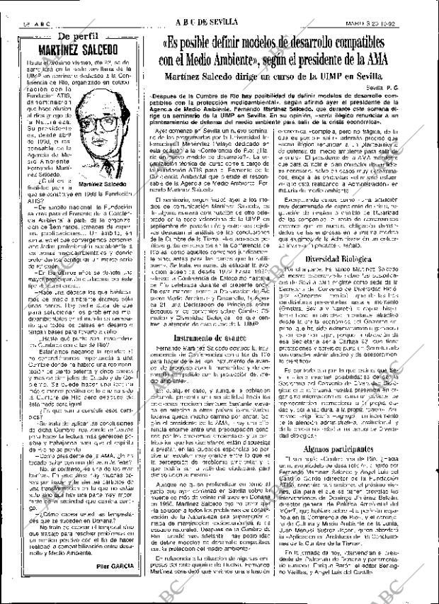 ABC SEVILLA 20-10-1992 página 58