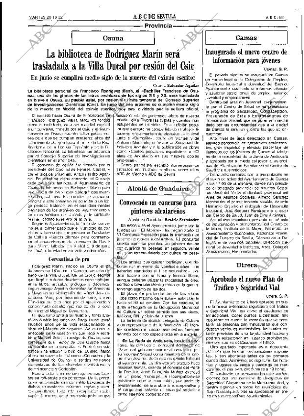 ABC SEVILLA 20-10-1992 página 63