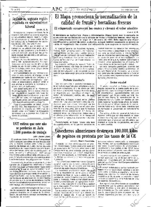 ABC SEVILLA 20-10-1992 página 72