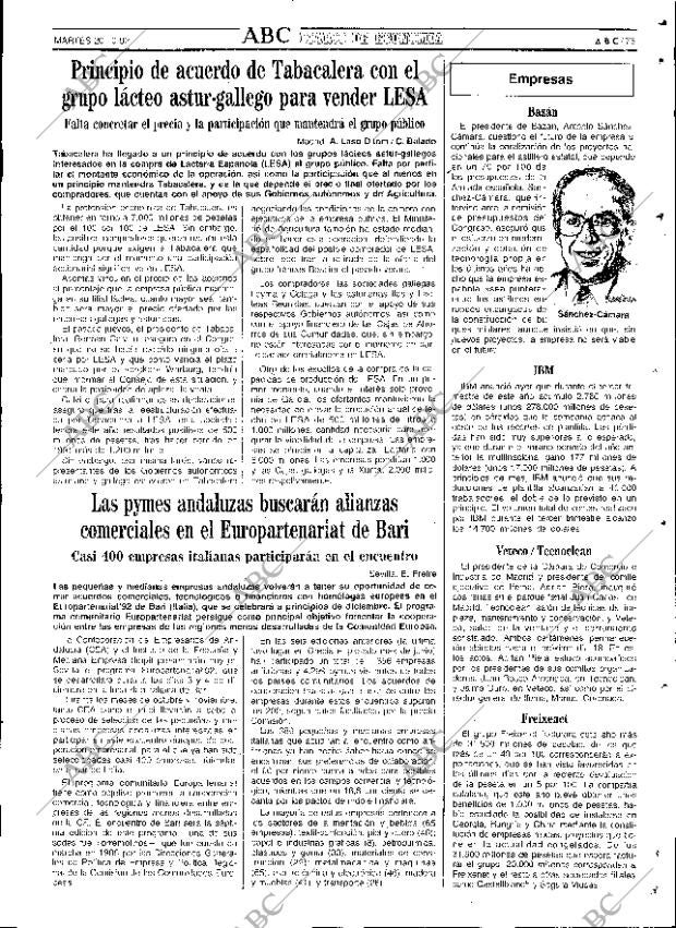 ABC SEVILLA 20-10-1992 página 73