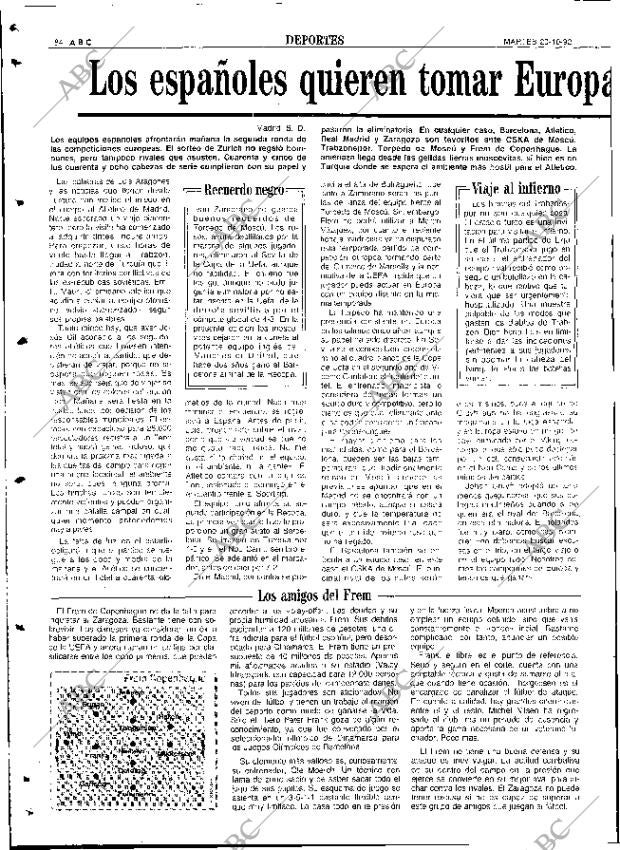 ABC SEVILLA 20-10-1992 página 84