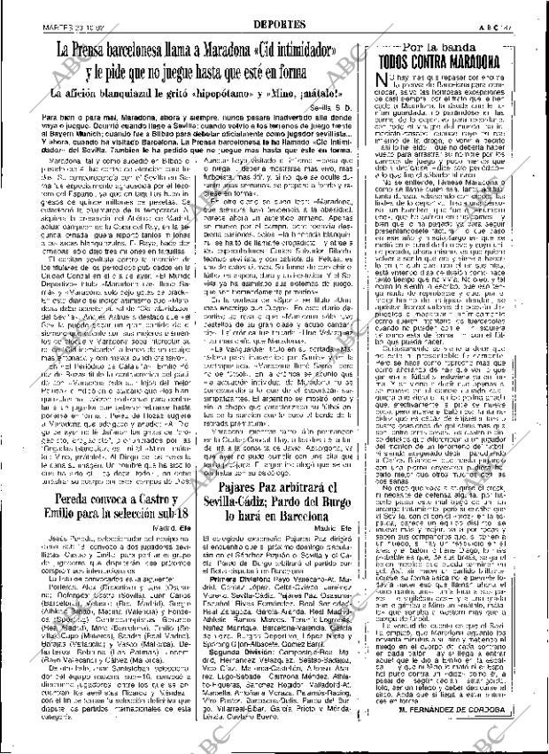 ABC SEVILLA 20-10-1992 página 87