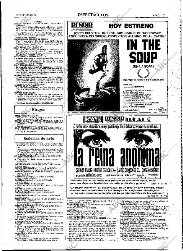 ABC MADRID 23-10-1992 página 101