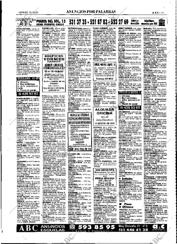 ABC MADRID 23-10-1992 página 111
