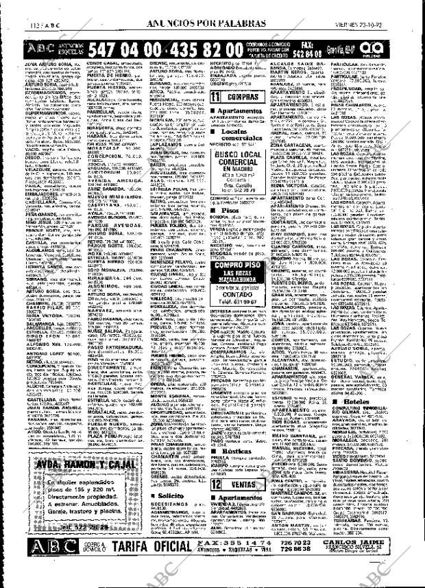 ABC MADRID 23-10-1992 página 112