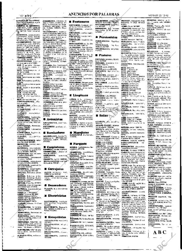 ABC MADRID 23-10-1992 página 118