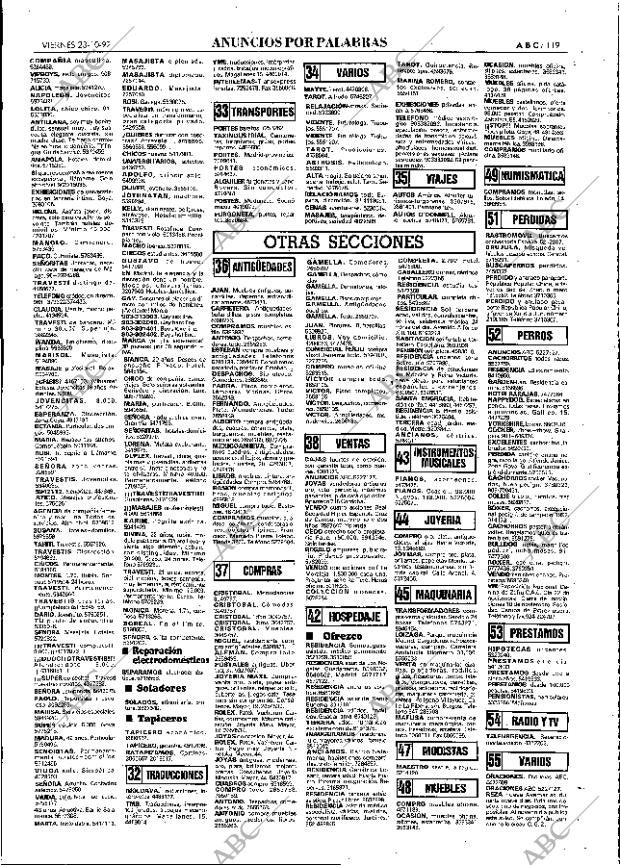 ABC MADRID 23-10-1992 página 119