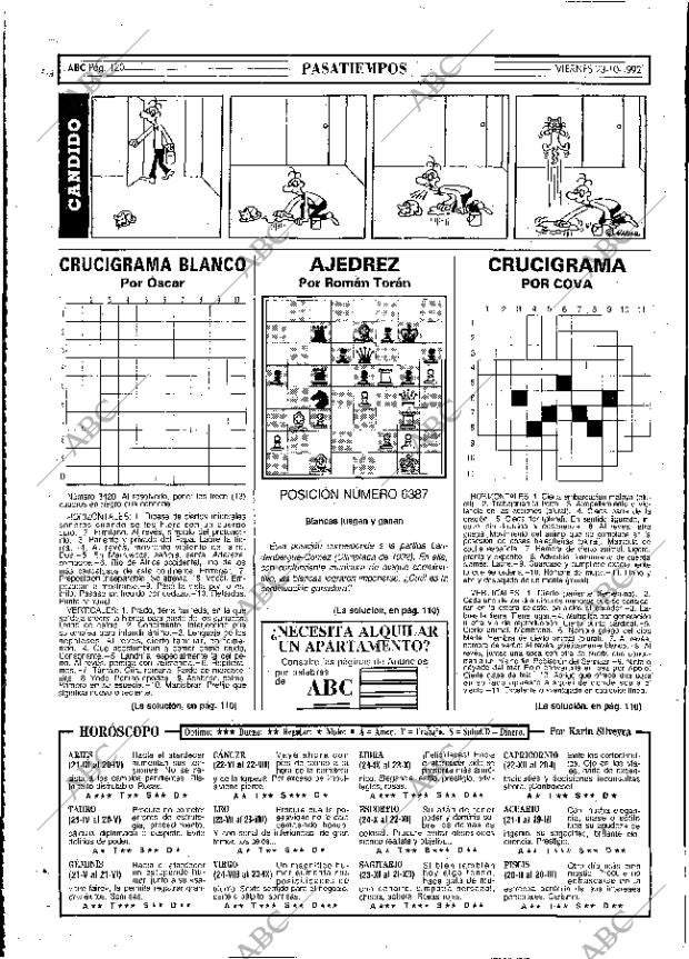 ABC MADRID 23-10-1992 página 120