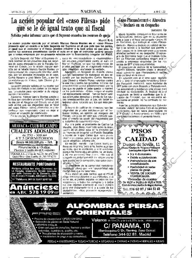 ABC MADRID 23-10-1992 página 23