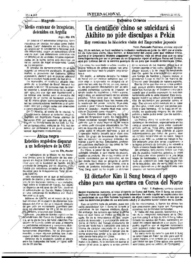 ABC MADRID 23-10-1992 página 32