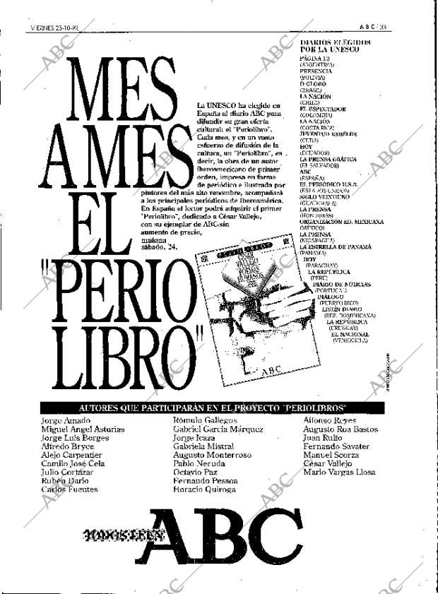 ABC MADRID 23-10-1992 página 33