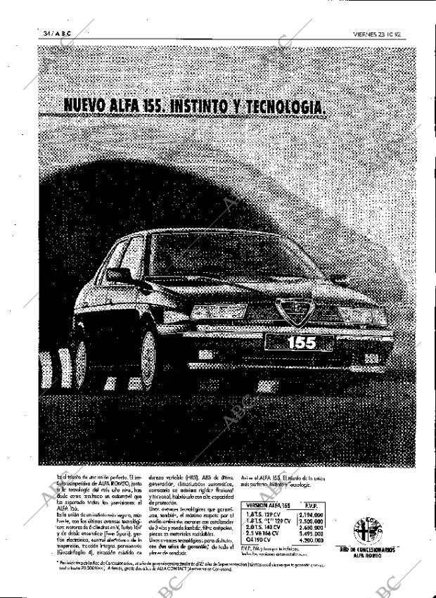 ABC MADRID 23-10-1992 página 34