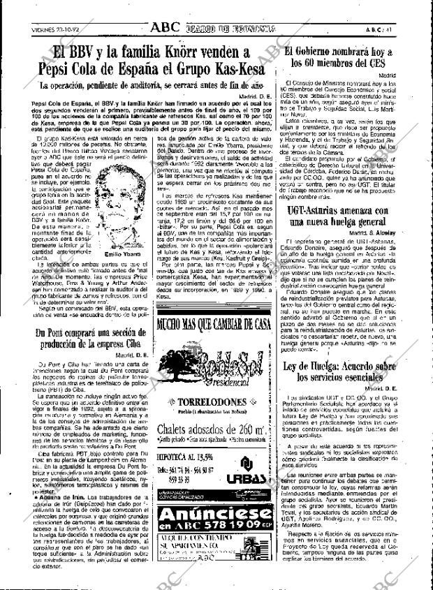 ABC MADRID 23-10-1992 página 41