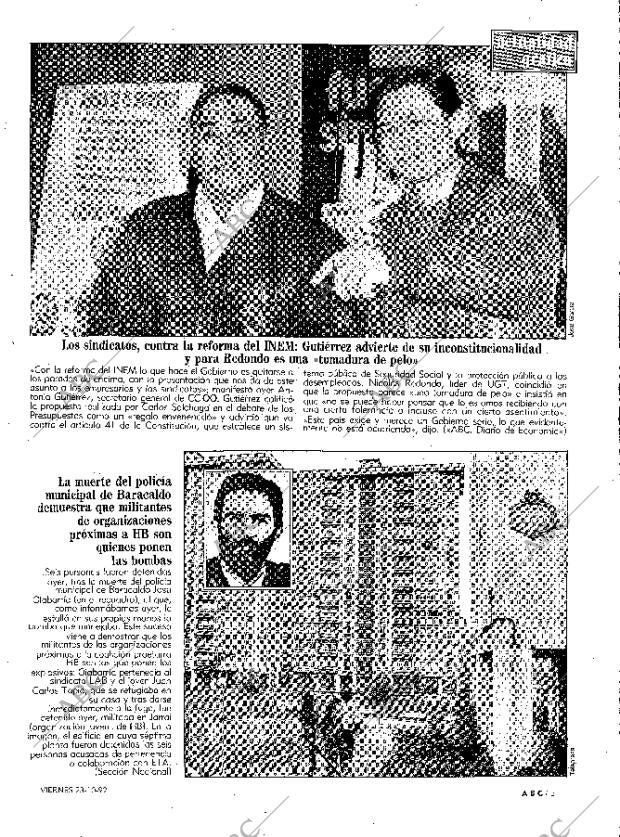 ABC MADRID 23-10-1992 página 5