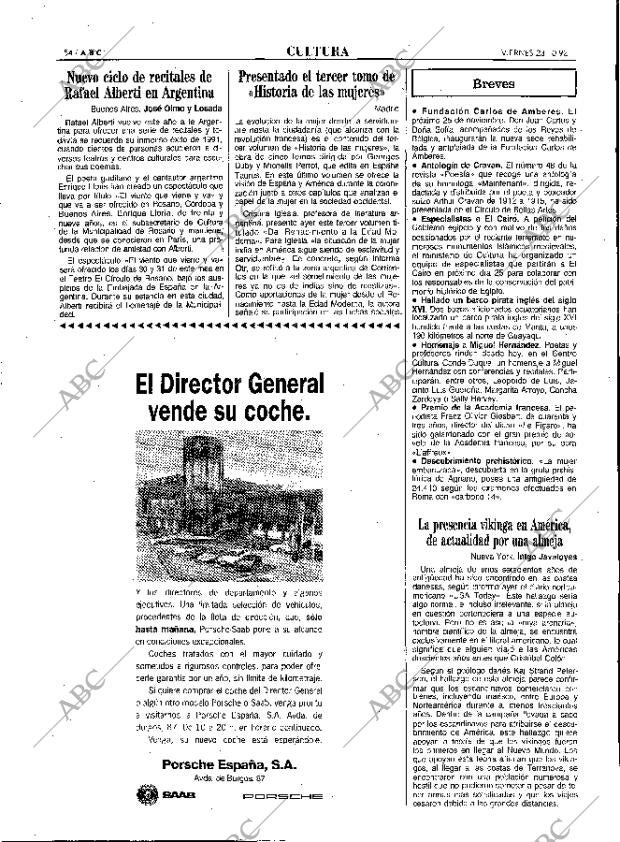 ABC MADRID 23-10-1992 página 54