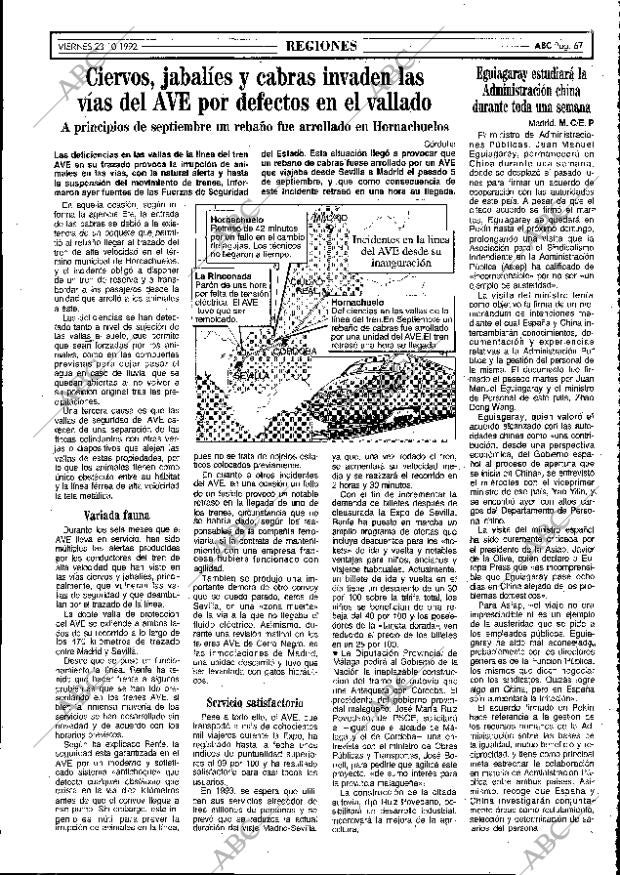 ABC MADRID 23-10-1992 página 67
