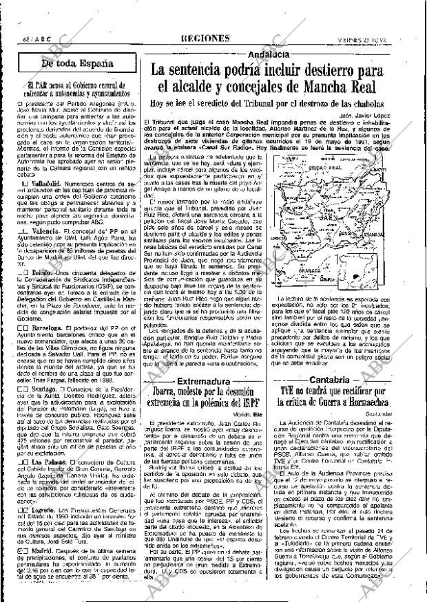 ABC MADRID 23-10-1992 página 68
