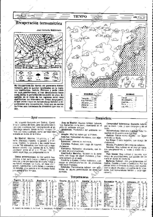 ABC MADRID 23-10-1992 página 69