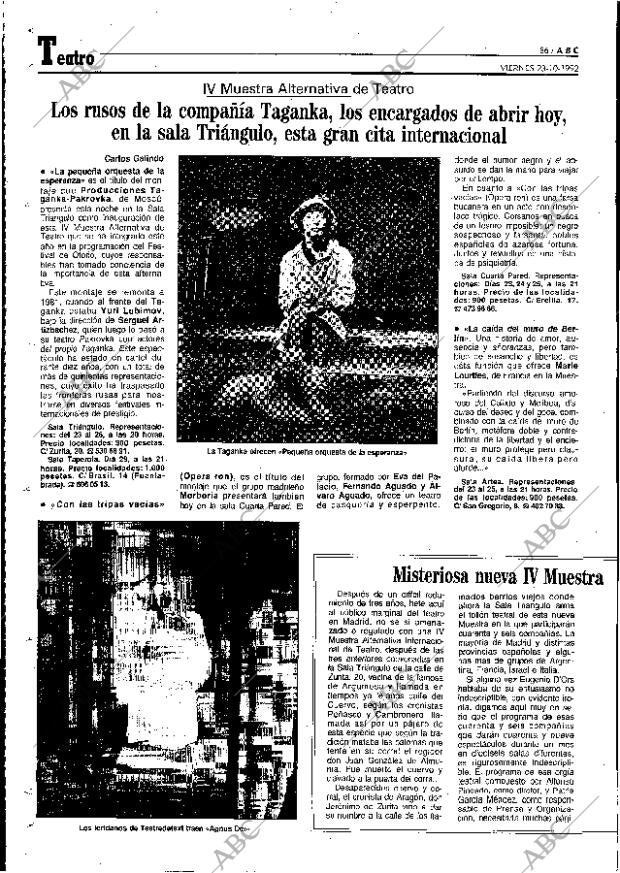 ABC MADRID 23-10-1992 página 86