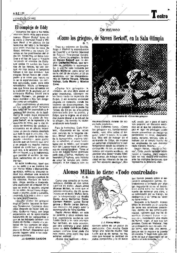 ABC MADRID 23-10-1992 página 89