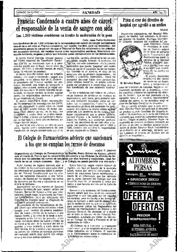 ABC MADRID 24-10-1992 página 73