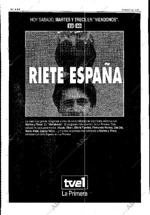 ABC MADRID 24-10-1992 página 84