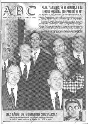 ABC MADRID 28-10-1992 página 1