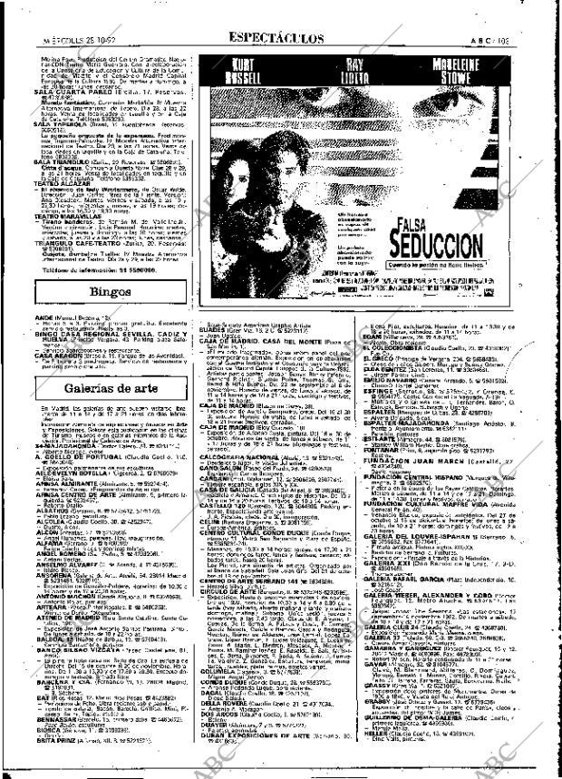 ABC MADRID 28-10-1992 página 103