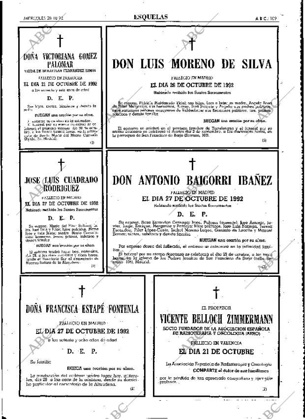 ABC MADRID 28-10-1992 página 109