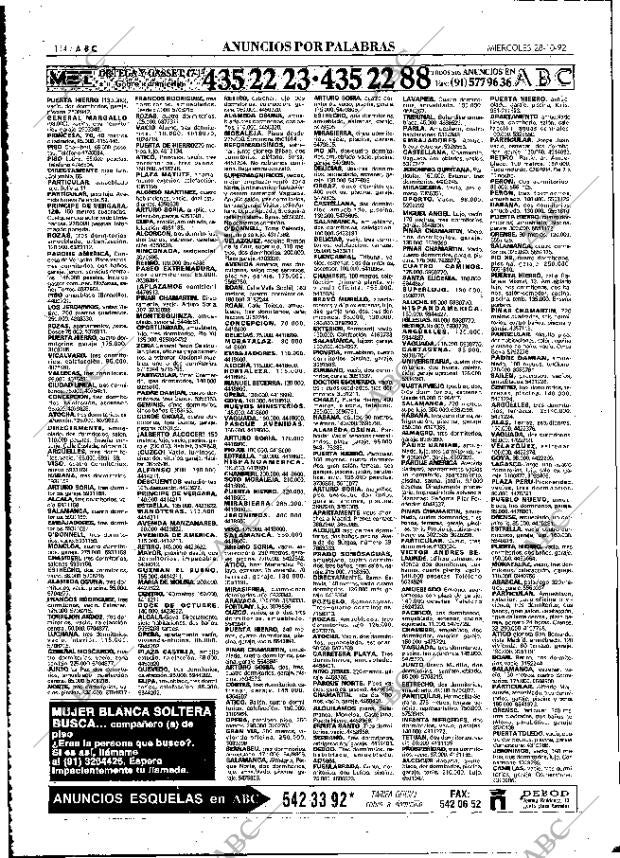 ABC MADRID 28-10-1992 página 114