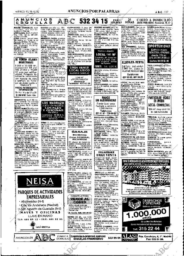 ABC MADRID 28-10-1992 página 117