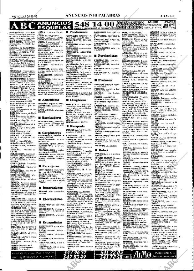 ABC MADRID 28-10-1992 página 123