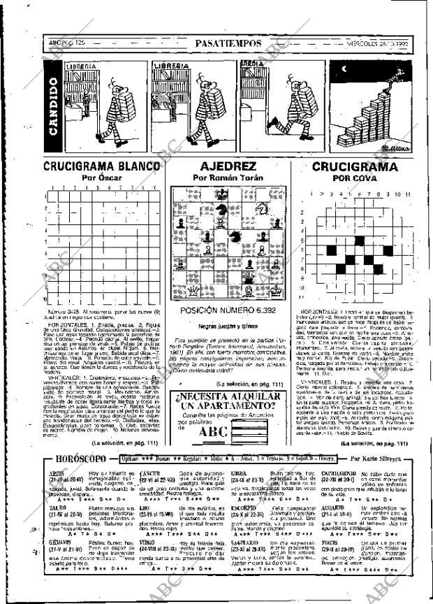 ABC MADRID 28-10-1992 página 126