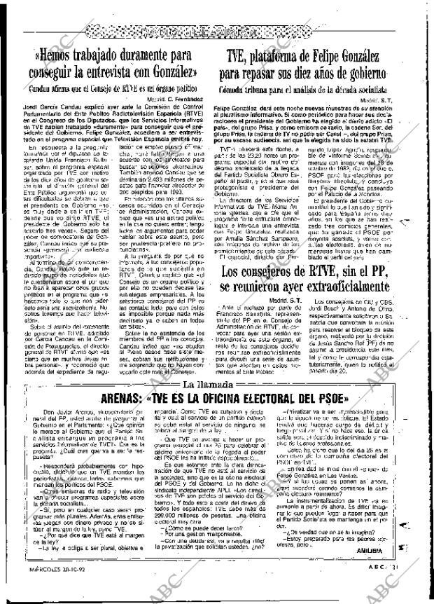 ABC MADRID 28-10-1992 página 131